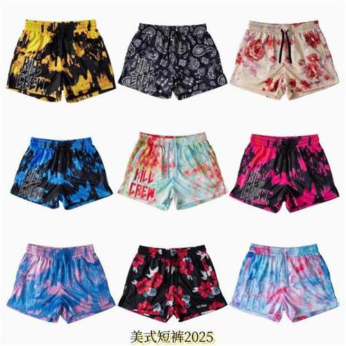 American streetwear brand men's loose casual quarter-length basketball shorts running sports quick-drying breathable