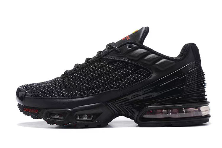 Кроссовки Putian Shoes 2102 Air Max Plus III мужские и женские, TN 3, двухцветная прострочка, воздушная амортизация для бега