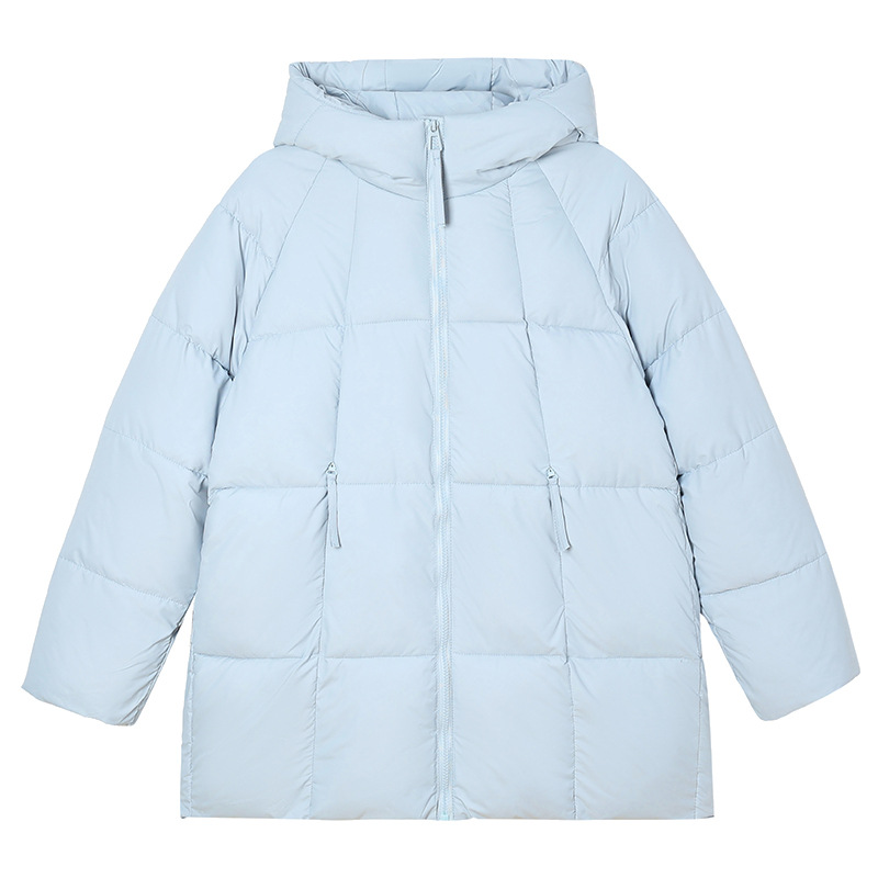 Nube de algodón puff para mujeres 2025 nuevo algodón encapuchado grueso chaqueta de algodón pequeño chaqueta de pan