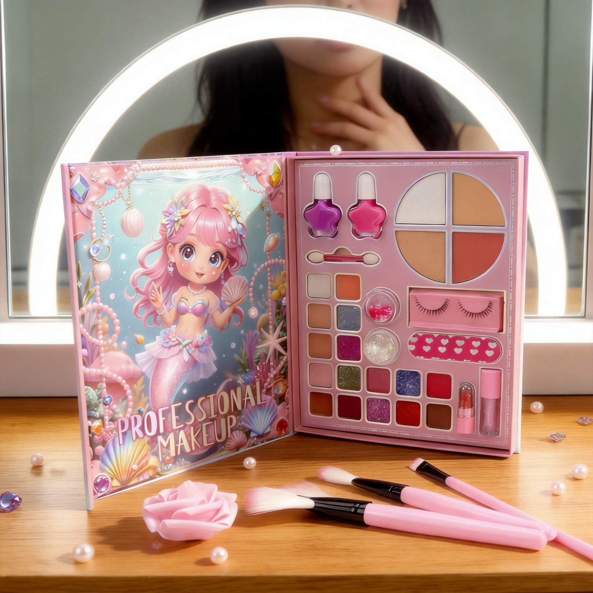 Paleta de Maquillaje Multicolor Tipo Libro para Maquillaje image 1