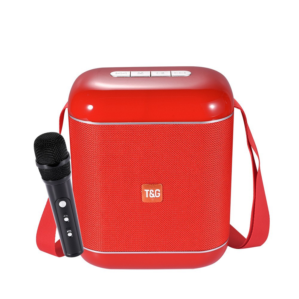 TG523K con altovoz Bluetooth de karaoke portátil portátil al aire libre TWS cuadrado danza Kiosk tipo subwoofer de canción K