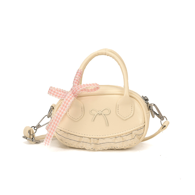2026 nuevo bolso coreano para niños bolso de encaje de estilo extranjero bolso adorable arco bolso accesorios de niña pequeña