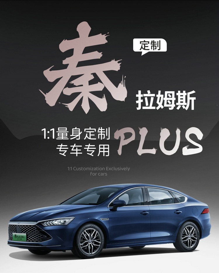 BYD Qin PLUS special seat covers, fully enclosed, made of Ramus material, breathable and perforated for ventilation