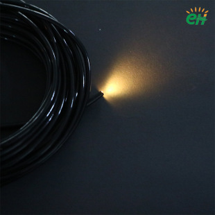 Black Leather Fiber Optic Soft Black Leather Light Guide Fiber Black Leather End Point Fiber Optic Plastic Fiber Optic Single Core Large Diameter