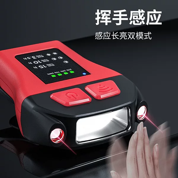 Induction Cap Clip Light, Lightweight and Bright, Type-C Fast Charging Headlamp, Led Outdoor Sensor Light, Hat Light for Night Fishing