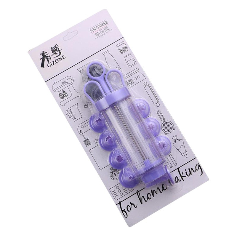 Pistola de crema pistola de galletas molde de galletas pistola de decoración tubo de decoración de galletas exprimidor de pastel boquilla de pastelería soluble en frijoles