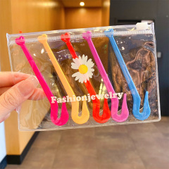子供の使い捨ての皮筋は神器のキャンディー色の髪の縄を分解してツールを携帯します。