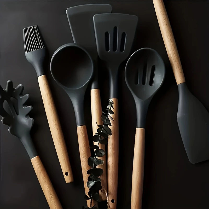 Edición luz utensilios de cocina 17 unidades traje medición espátula barril herramientas Cocina