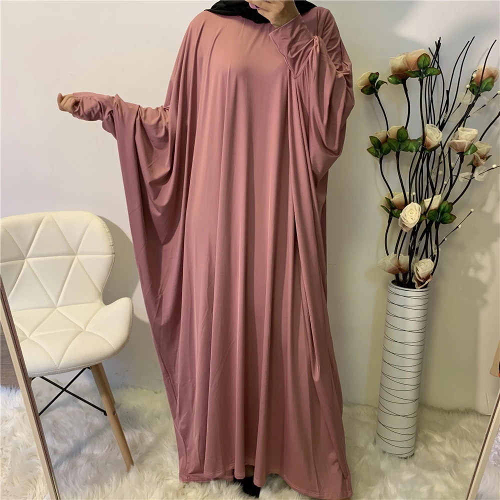 Women's Clothing Effortless Batwing Sleeve Dress, Solid Color Casual Shift Dress For Women_ecoleips.com
