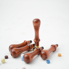 Elegant European Retro Enamel Seal with Wooden Handle, Beech Wood Handle Seal, Universal for the Entire Store