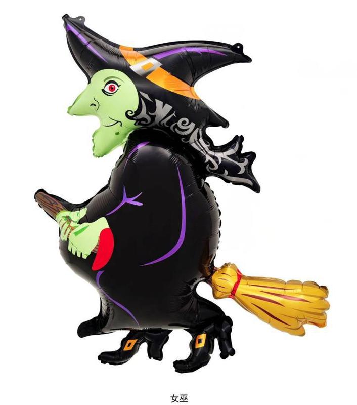 ハロウィーンレーザー幽霊アルミ膜風船ハロウィーンパーティーカボチャ月黒猫造形風船|undefined