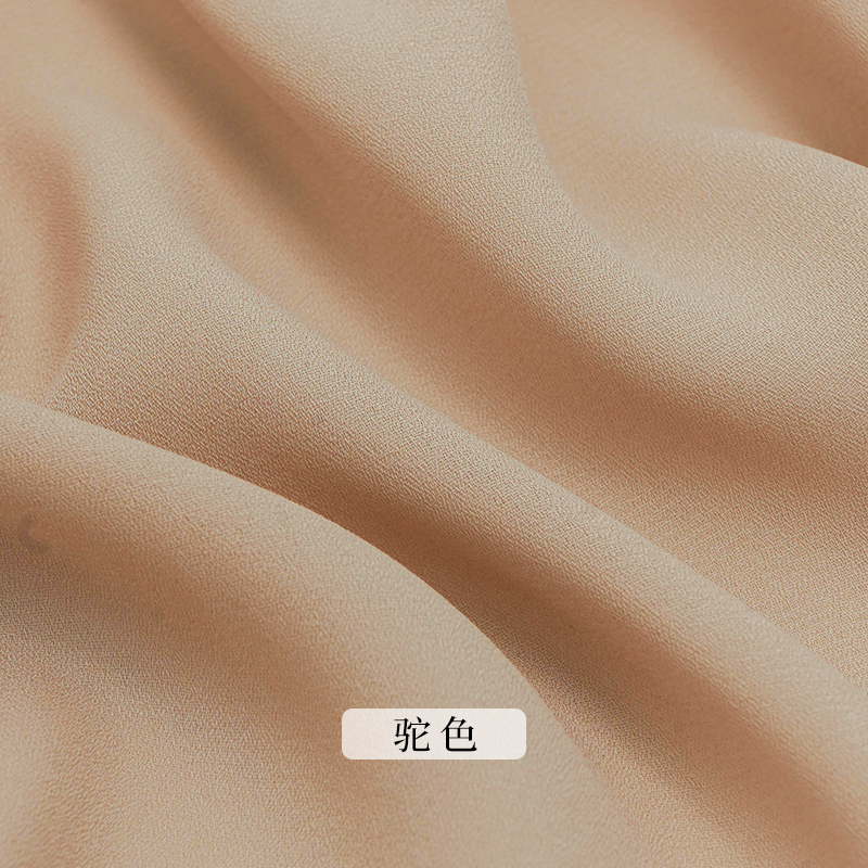 不透雪纺布料夏季垂感裙布服装里衬内衬黑色白色纱布裙子DIY面料|undefined