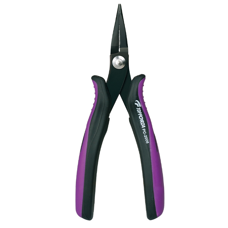 拓伏锐PC-2006 尖嘴钳精密有牙尖嘴钳尖咀钳子电子钳长嘴钳如意钳