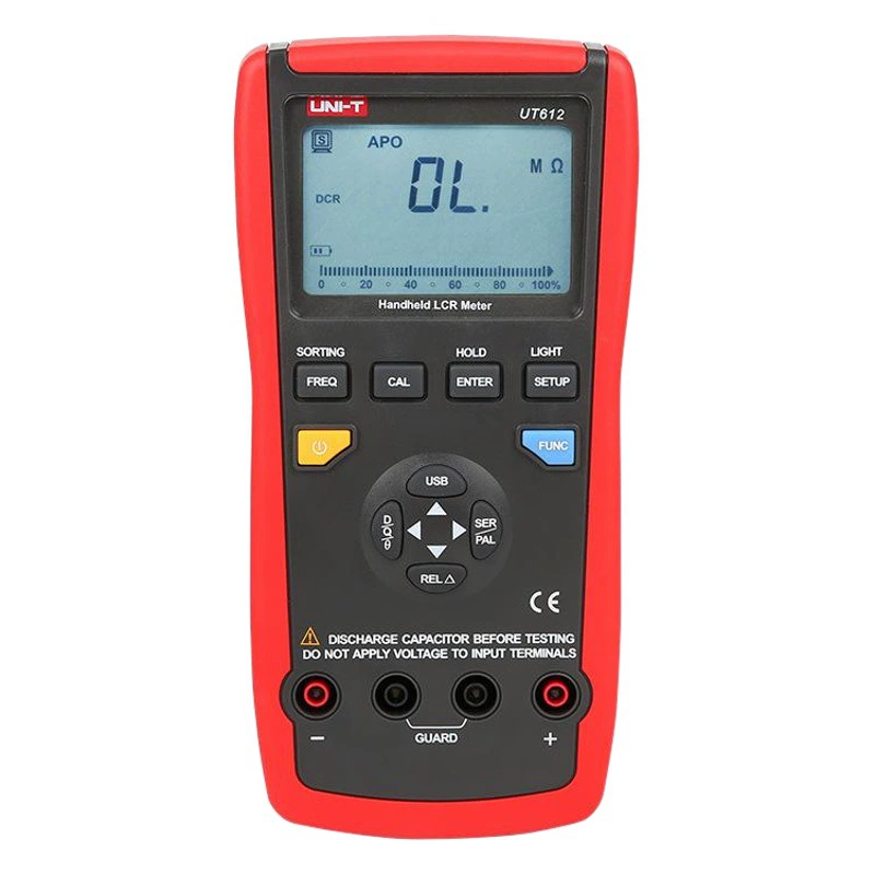 Ulead UT611/UT612 портативный цифровой мост LCR тестер емкость измеритель индуктивности калибровочный мостовой метр