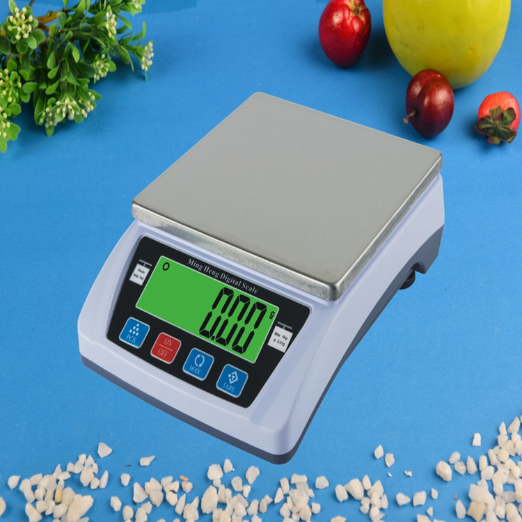 30kg / 1g báscula electrónica de placa plana báscula doméstica báscula electrónica industrial pequeña báscula comercial