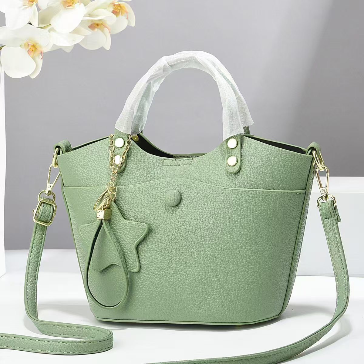 Fabricantes de comercio exterior damas 2025 atmósfera damas mochila de moda bolso de mano nuevo versátil bolso de madre verano hombro único