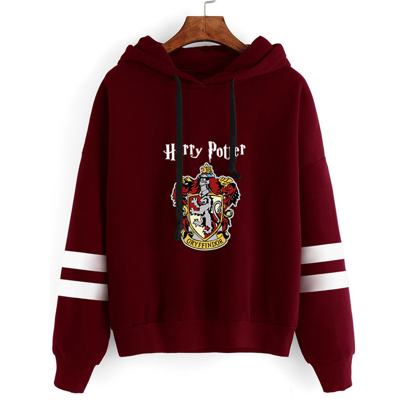 Spring and Autumn Casual Harry Potter College Badge Hooded Men's and Women's Hoodie Sports Hoodie Hoodie 44