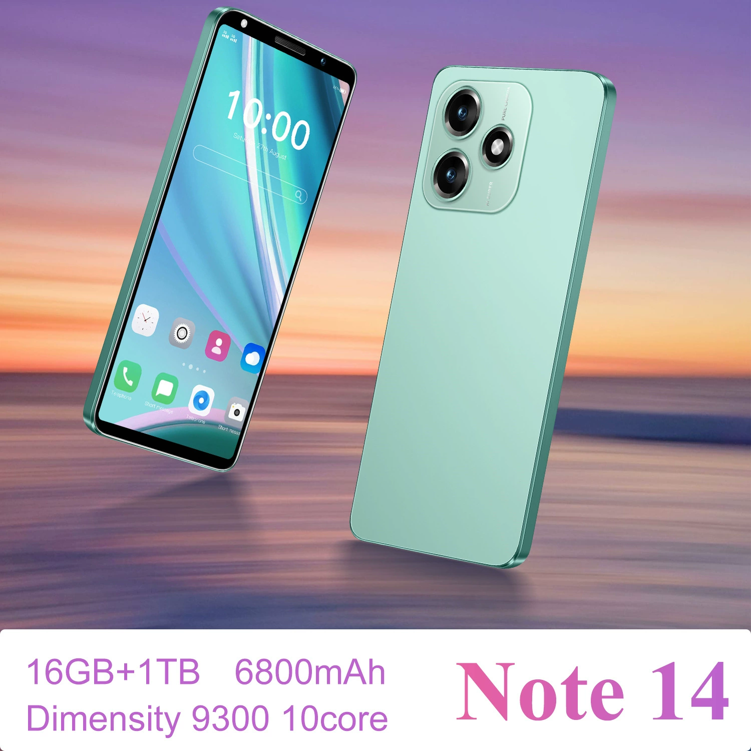 Новая Note 14 Кроссбордер Мобильный Телефон 5.5-дюймов IPS Экран 1+16Г Android 8.1 Внешнеторговый Смарт Телефон Источник Фабрика