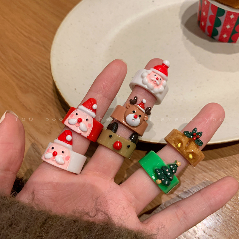 Cartoon small design acrylic ring
