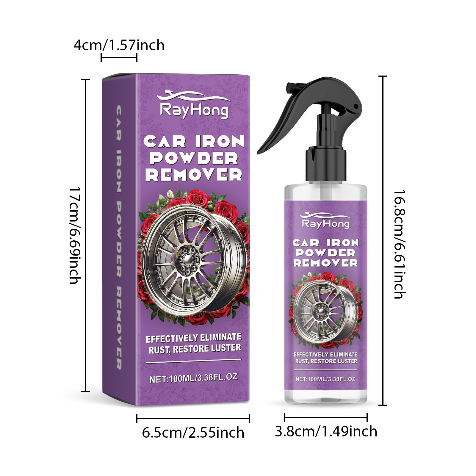 Felgenrost Spray Felgenrost Spray Felgenrost Polieren Reinigen Felgenrost Entferner_voghion.com