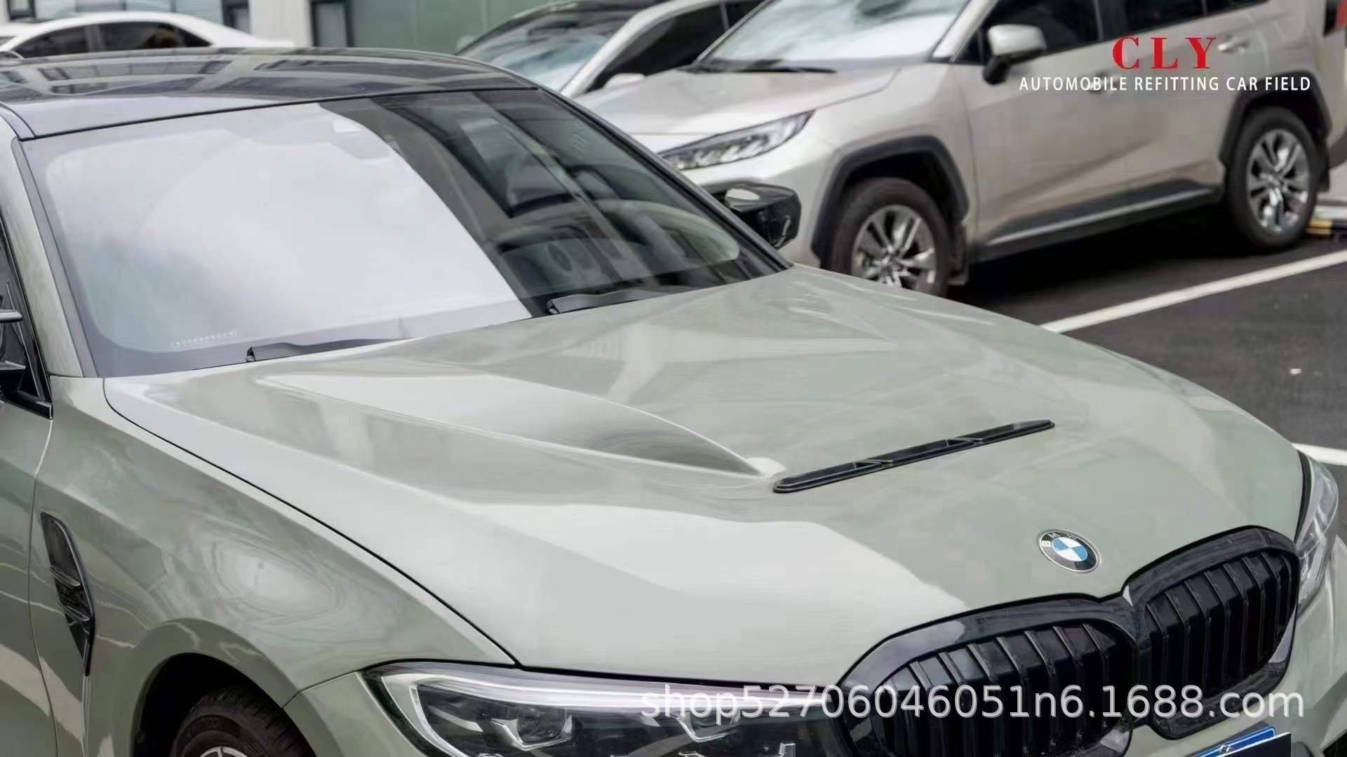 Suitable for BMW 20-22 3 Series G20/G28 modification and upgrade M3C front bumper front lip fender cover rear lip