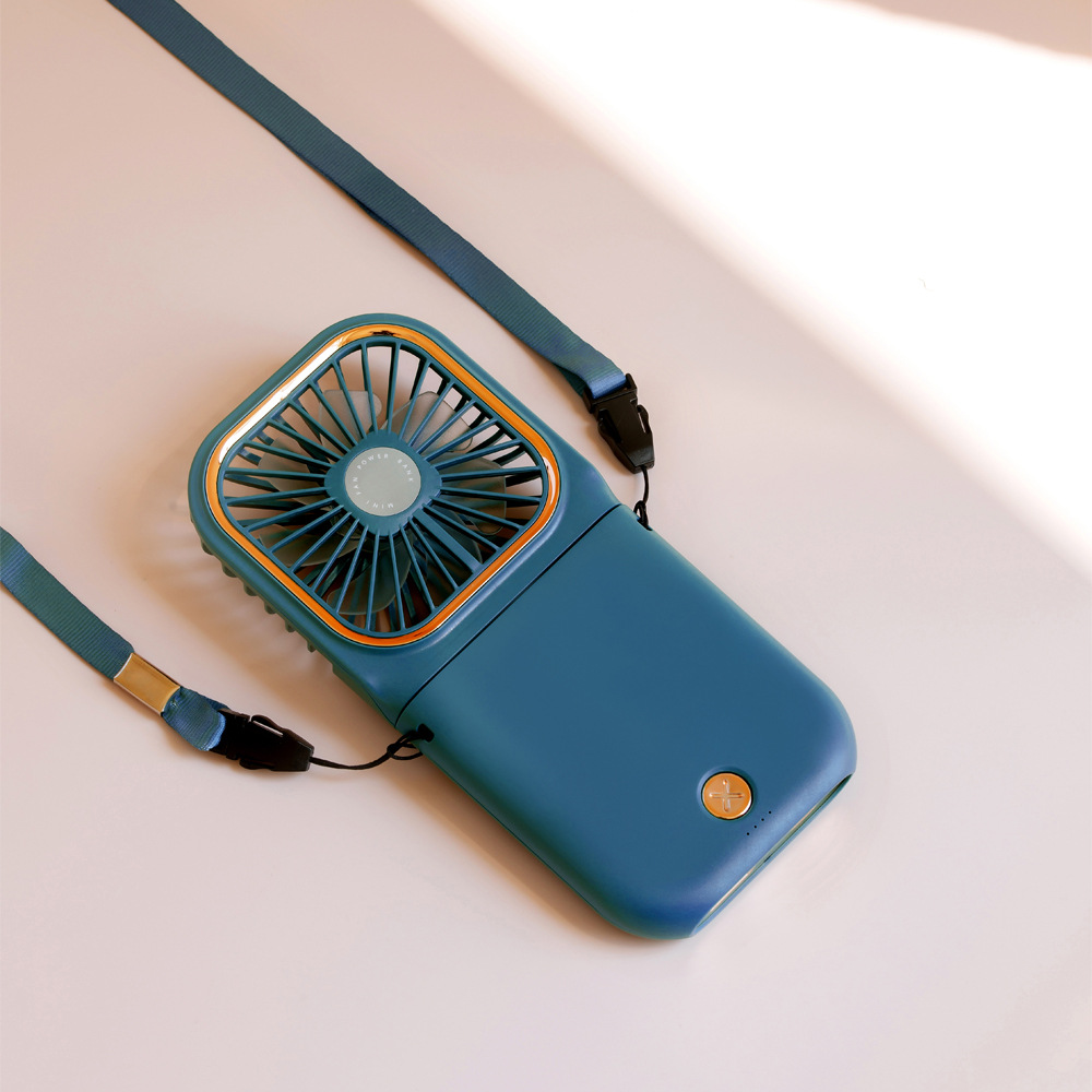 Mini ventilador plegable transfronterizo USB de escritorio silencioso ventilador eléctrico portátil de cuello cargador