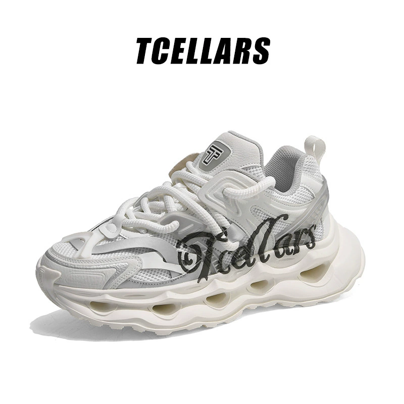 Деми-сезон спортивные кроссовки TCELLARS, дышащая повседневная обувь на платформе для любимого, официальный продукт