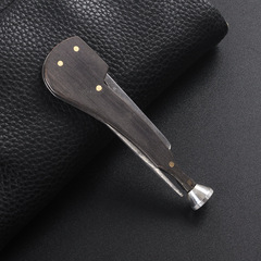 Ebony pipe stainless steel three-in-one tobacco knife tool wholesale pipe knife pressure stick ebony scraper pipe cleaning