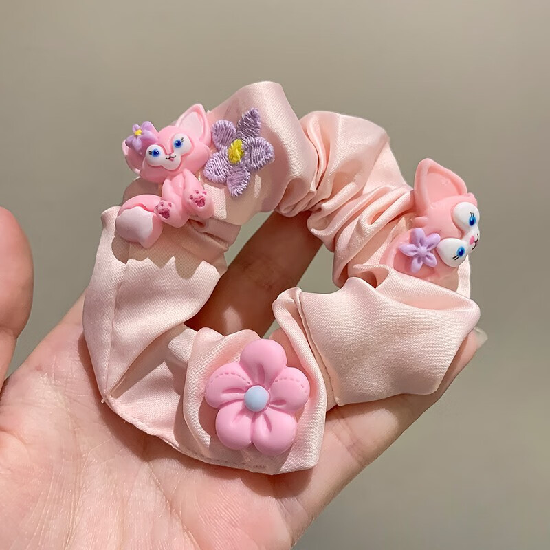 Leche azul (hermosa princesa) popularidad en línea coreana lindos ling nabel anillo de pelo intestino grande