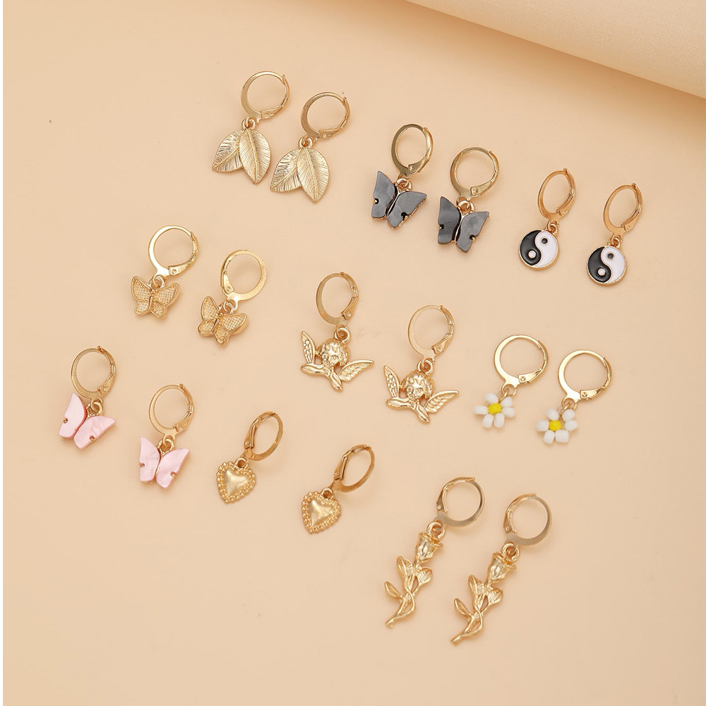 Alloy Plating Earrings display picture 3