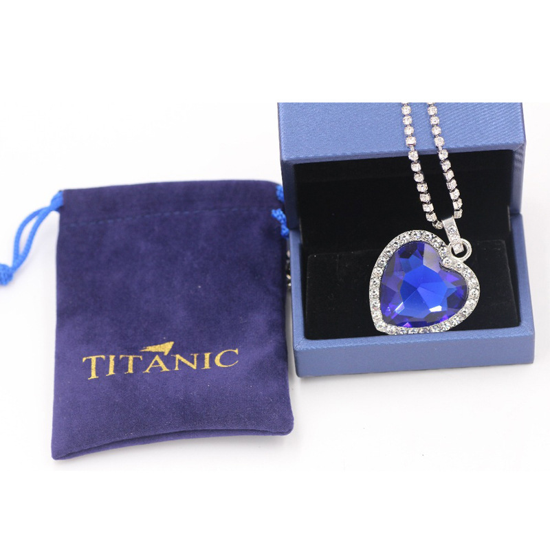 2023 New Ocean Heart Blue Collana da donna alla moda Titanic Ciondolo di fascia alta_voghion.com
