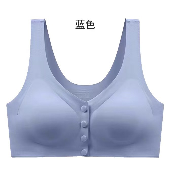 义乳文胸前扣无痕一片式乳腺胸癌切除术后用胸罩内衣假乳房夏季|undefined