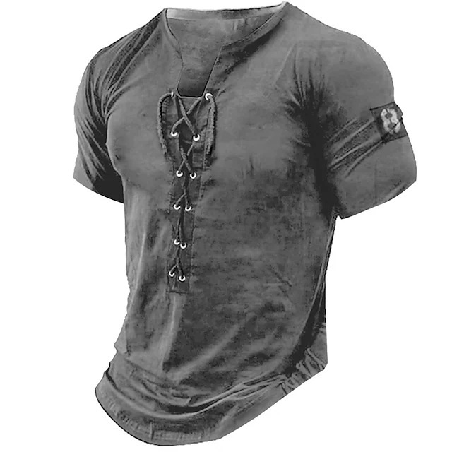T-shirt pour homme 2023 Graphic Number Henry Clothing 3D Print Daily Sports Short Sleeve Series_voghion.com
