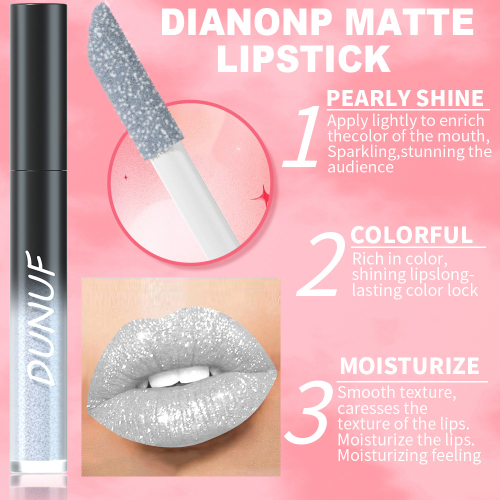 Check it out! Link Disclaimer - Exclusive for Foreign trade :DUNUF 32-color Multi-purpose matte long-lasting Lip gloss undefined