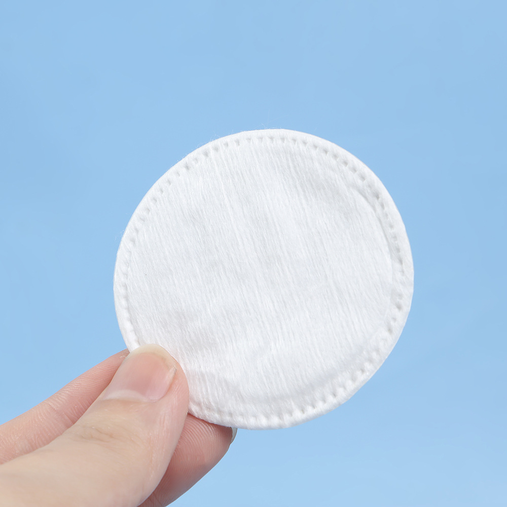 Amazon algodón de maquillaje plano desechable, algodón de maquillaje redondo, algodón de maquillaje húmedo especial para la piel sin flocos