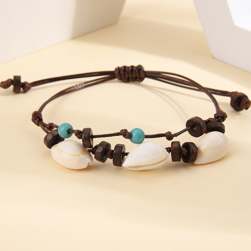 1 Piece Bohemian Shell Wood Shell Unisex Bracelets display picture 4