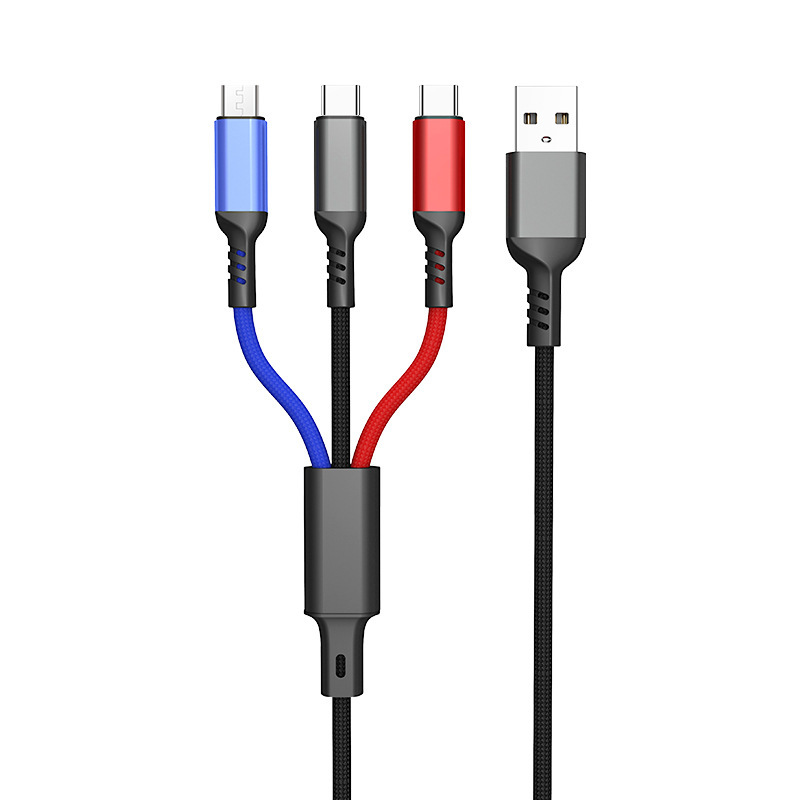 佰通x 17はiphone一モップ三6a急速充電データ線アンドロイドtype-c金属3合1充電線を適用する|undefined