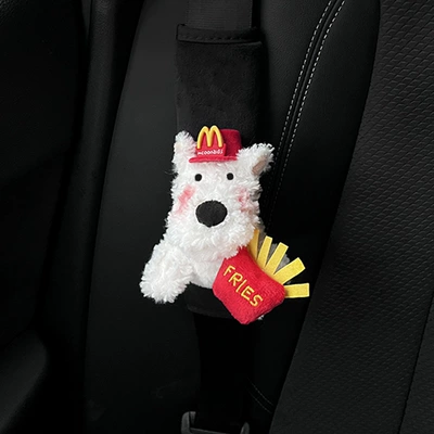 Cartoon Car Seat Belt Shoulder Sürətlər qutusu və əl tormozu başlıqları - mcdonalds-west-heights-one-shoulder-pad