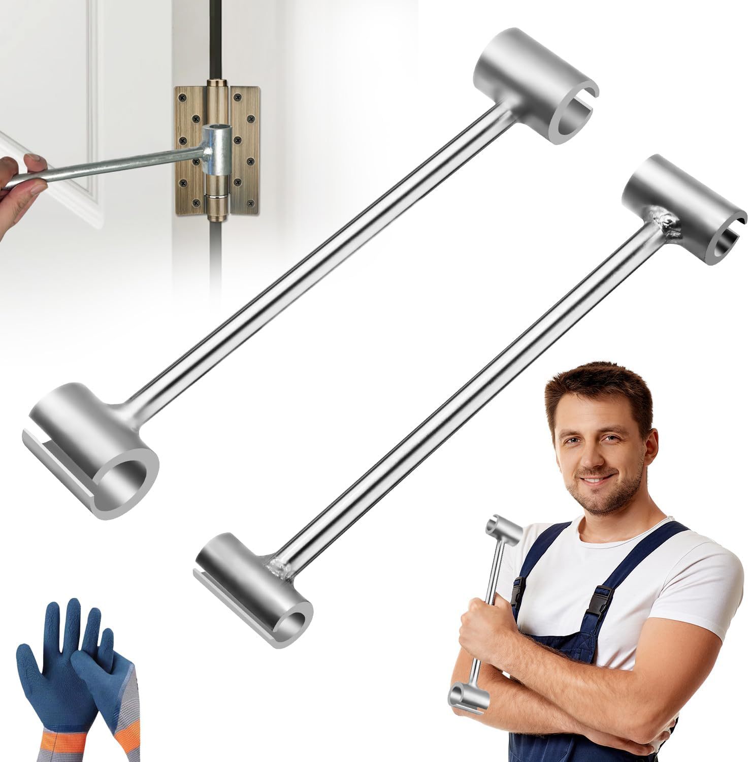 Door Hinge Adjustment Tool Kit,Hinges Gap Adjusting Wrench,D