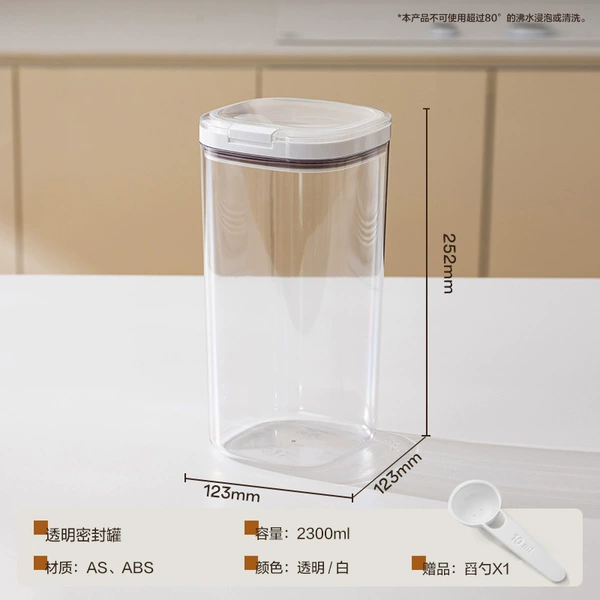 Square-Transparent Cover 2.3L