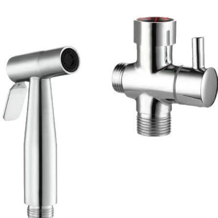 トイレ用コンパニオン、1入口2出口の三角バルブ、トイレ用女性用洗浄器、高圧増圧スプレーガンセット、家庭用ウォーターガン|undefined