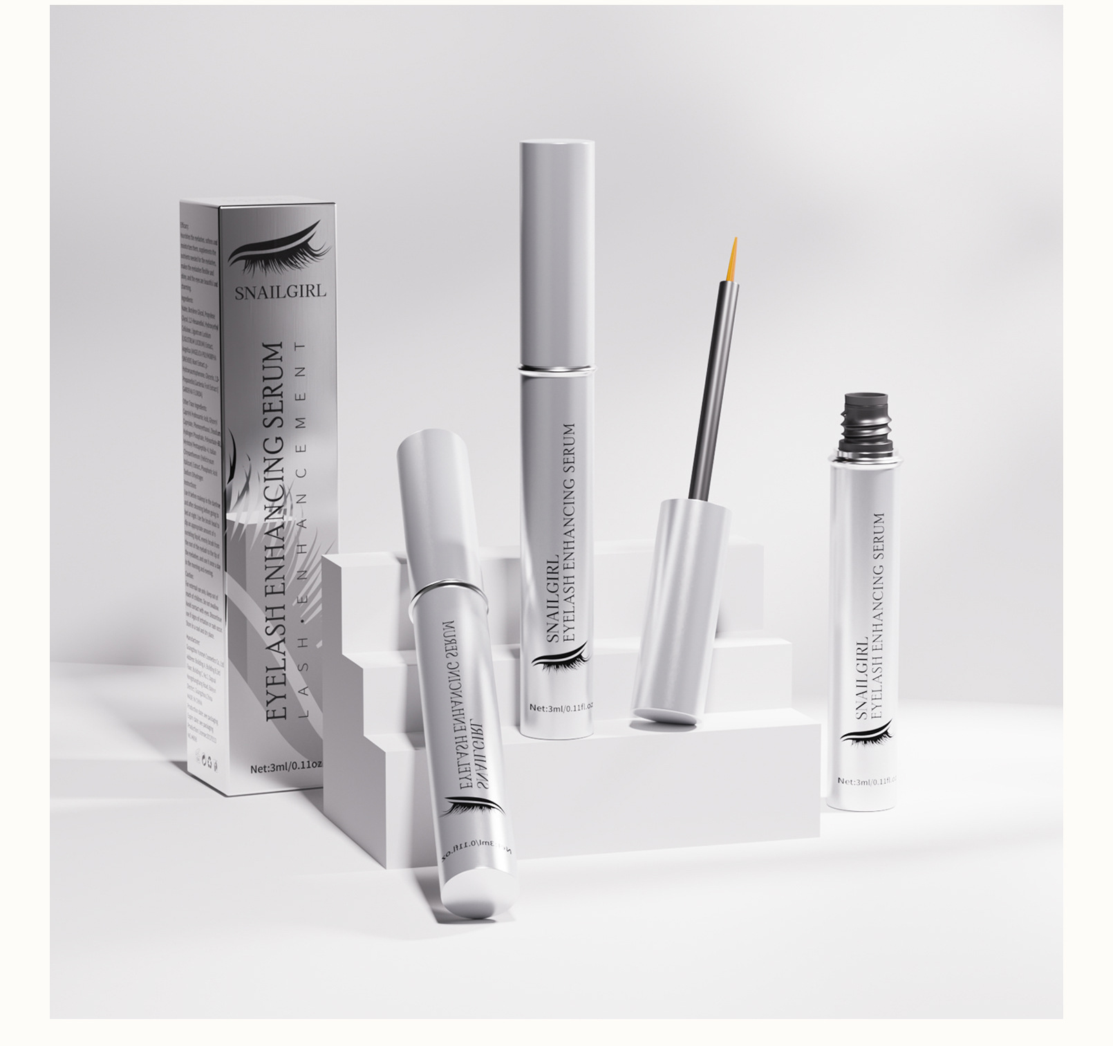 SNAILGIRL Amazon Eyelash serum - Natural and Transparent Eyelash Serum undefined