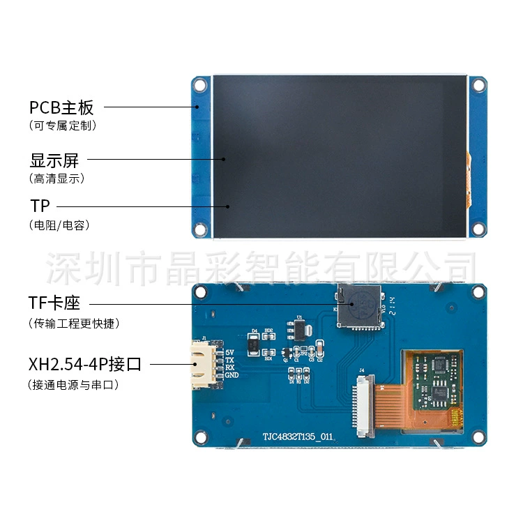 Дисплей LCD размером 3,5 дюйма TFT с последовательным портом и высокой стоимостью-эффективностью