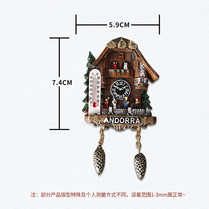 咕咕钟树脂冰箱贴创意立体装饰旅游伴手礼纪念品厂家直销跨境批发|undefined
