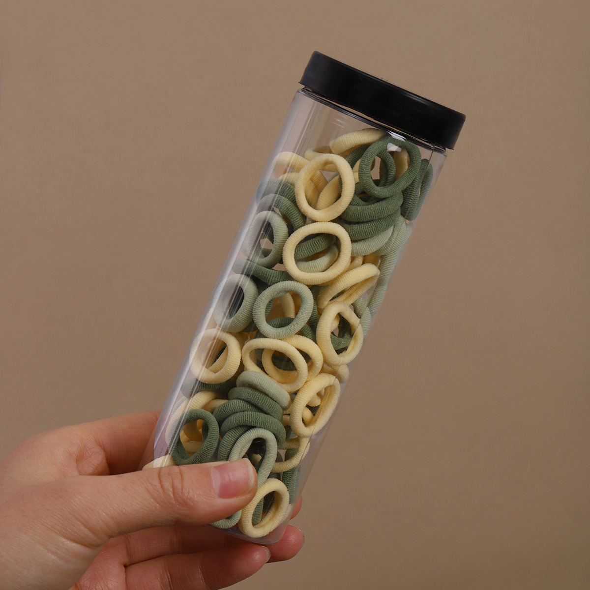 Banda elástica de color niñas cuerda de cabeza de color caramelo cuerda de cabello no daña cabello elástico de cabello anillo de pulgar accesorios para el cabello de niños
