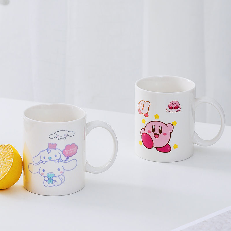 Ceramic mug logo pattern simple coffee cup advertising manufacturers wholesale straight Cup gift Cup