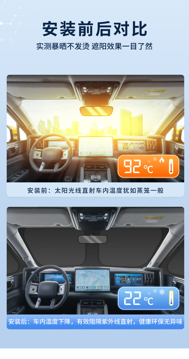 Suitable for Leopard 25 Titanium 7 Car Window Sunshade, Heat Insulation, Sun Protection, Privacy Camping Sunshade, Opaque