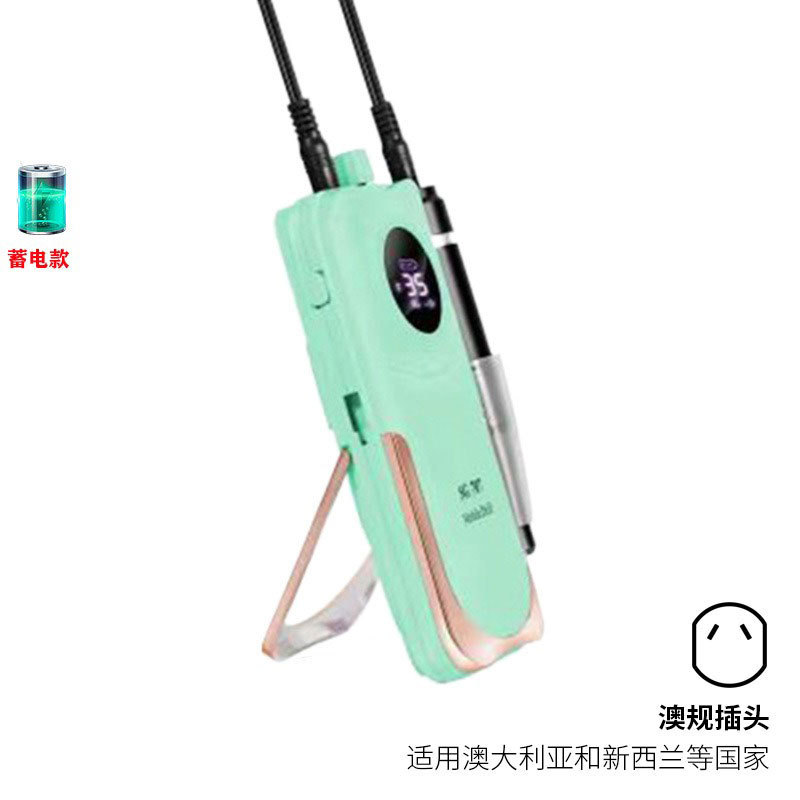 Amoladora de uñas de almacenamiento de energía 35000 Amoladora portátil de alta velocidad Amoladora de uñas inteligente Herramientas de uñas transfronterizas