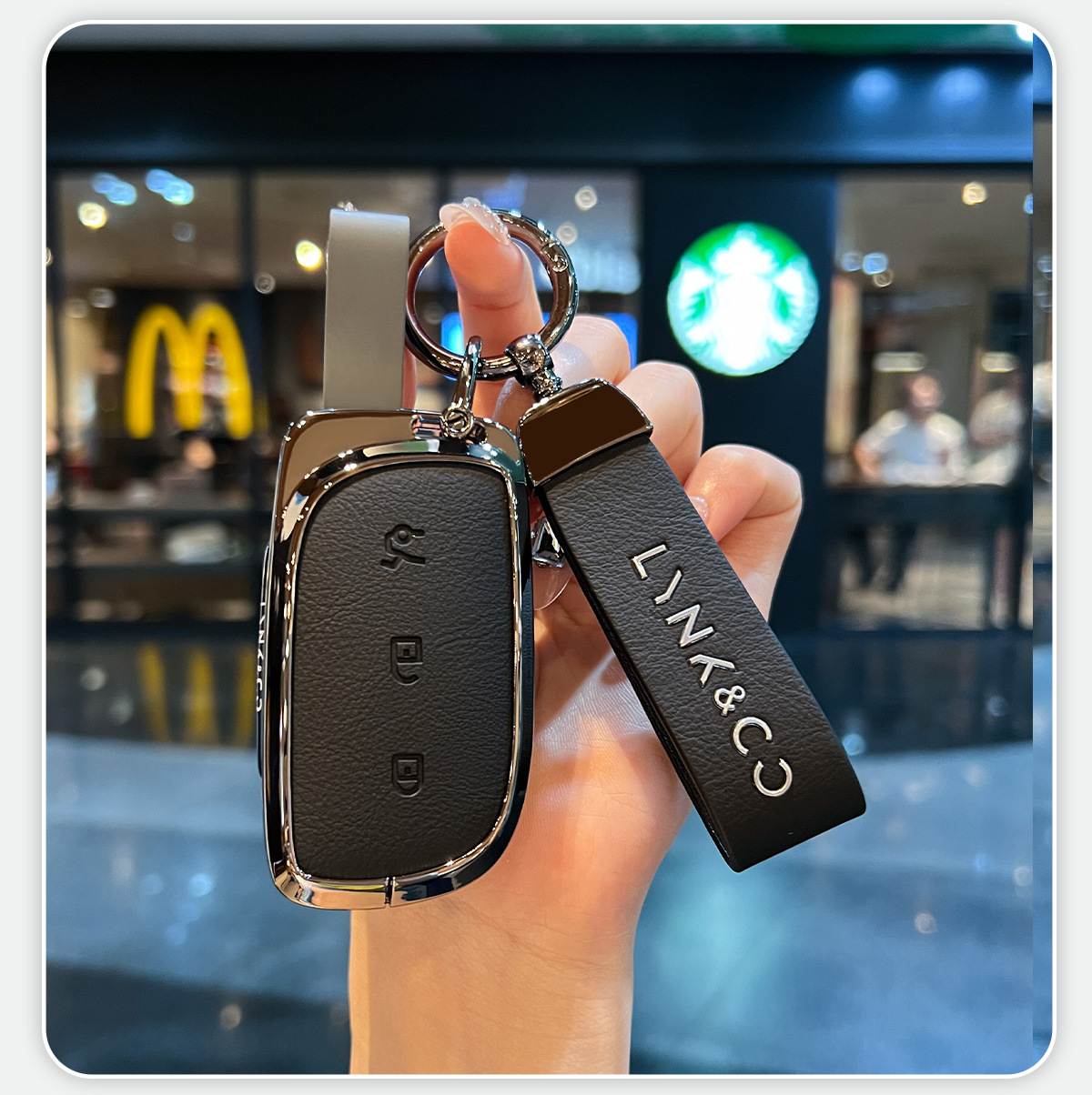 Suitable for Lynk&Co 10 Key Cover 900/Z10 Card Z20 European Version Lynk&Co Car Model Nfc Car Buckle Shell
