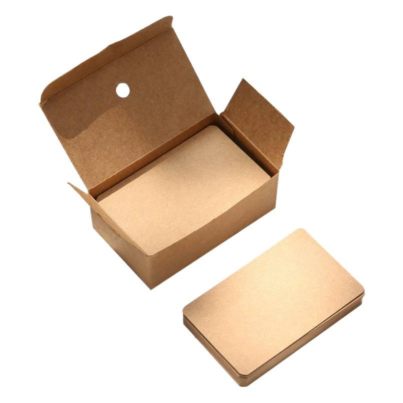 Пустая карта бумага рукописные английские слова белый жесткий картон маленькая карта сообщение Портативная память ручная карта T